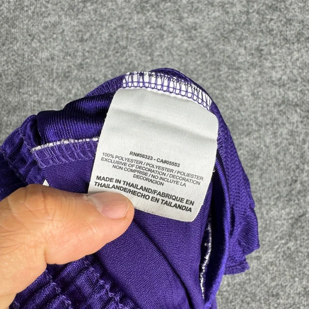 Nike Shorts Mens Size L Purple Athletic Basketball Elastic Waist Pockets Swoosh